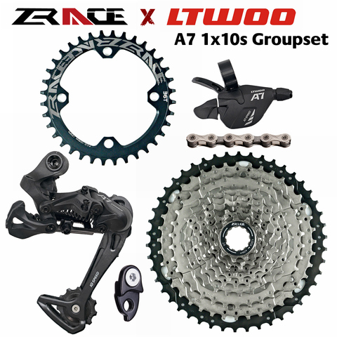 LTWOO A7 10 Speed Shifter + Rear Derailleurs + 42/46T ZRACE Cassette / BCD104 Chainrings + SUMC Chain Groupset, PCR BEYOND M6000 ► Photo 1/6