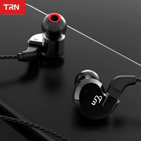 TRN V80 2BA 2DD Hybrid Metal In Ear Earphone HIFI DJ Monito Running Sport Earphone Earplug Headset Detachable Cable ZSX VX V90 ► Photo 1/1