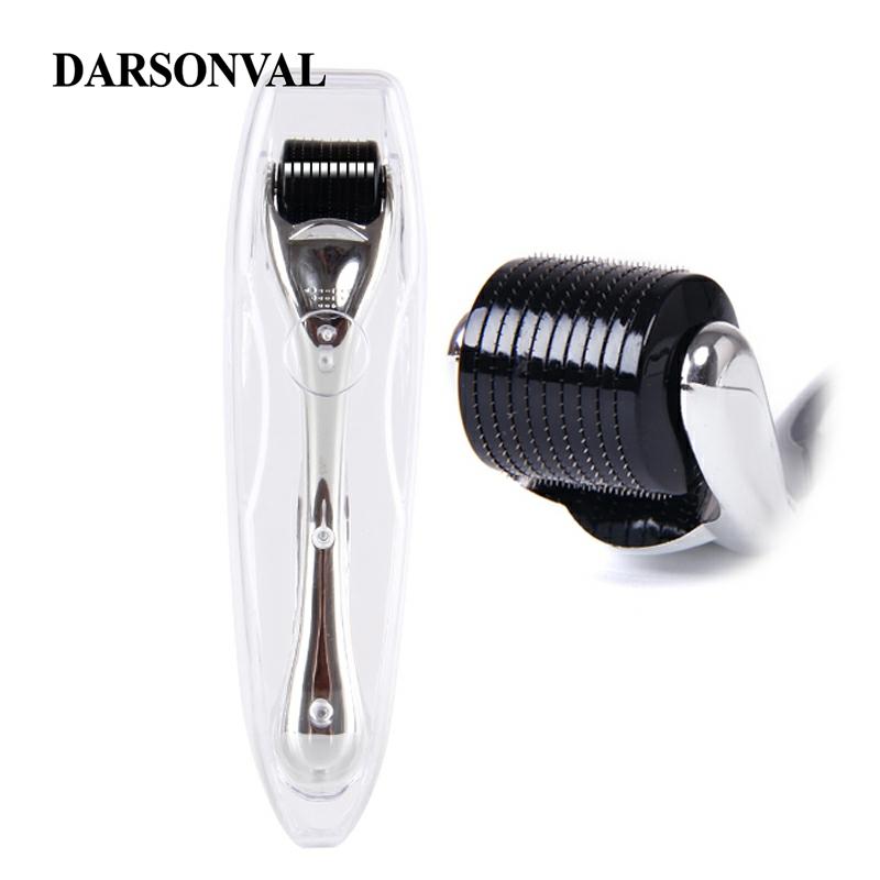 DARSONVAL DRS Silver 540 micro needles derma roller titanium mezoroller microneedle machine for skin care and body treatment ► Photo 1/6