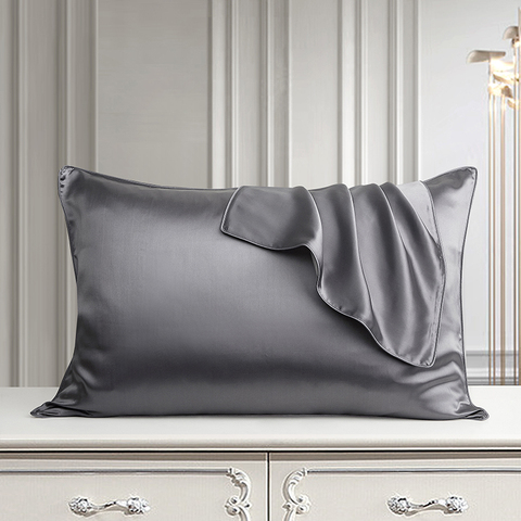 mulberry silk pillow case 100% pure silk pillowcase real silk pillowcase natural silk pillowcase ► Photo 1/6
