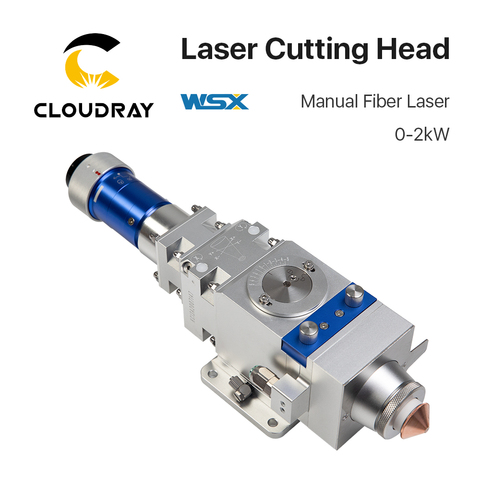 Cloudray WSX 0-2kw Fiber Laser Cutting Head KC13 Manual Cutting Head 2000W for Metal Cutting ► Photo 1/6