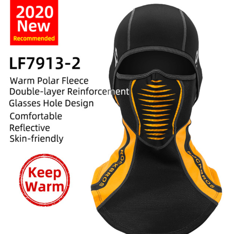 ROCKBROS Cycling Face Keep Warm Winter Climbing Hiking Fleece Thermal Windproof Balaclava Running Fishing Skiing Hat Headwear ► Photo 1/6