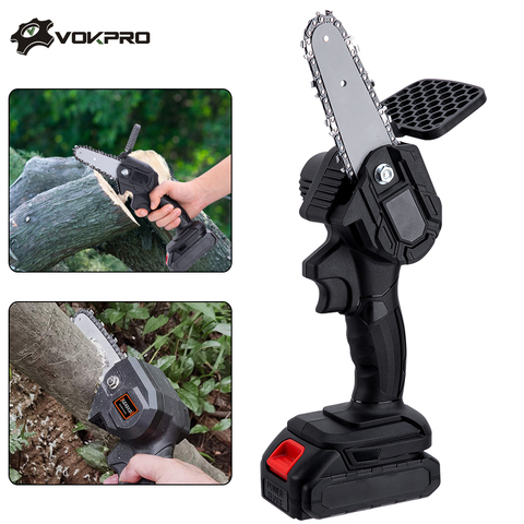 Removable Mini Pruning Electric Chainsaw With 24V Lithium Battery Woodworking Tools For Garden ► Photo 1/6