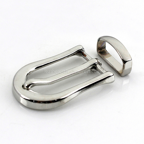 1pcs 20mm Metal Tri Glide Belt Buckle Middle Center Bar Men's  Single Pin Buckle Leather Belt Bridle Halter Harness Adjustment ► Photo 1/6