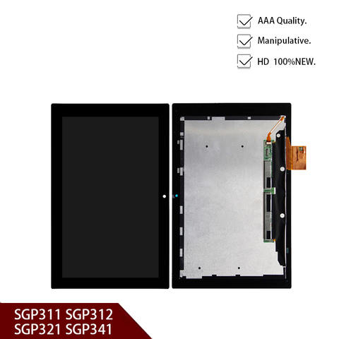 New 10.1'' inch for sony Xperia Tablet Z SGP311 SGP312 SGP321 SGP341 LCD display + touch screen digitizer Replacement ► Photo 1/5