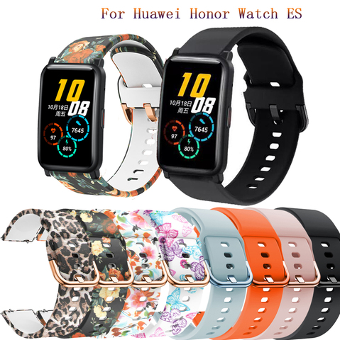 Sport Silicone Watch Strap For Huawei Honor Watch ES Smart Watch For Xiaomi amazfit gts 2 WristStrap Galaxy Active 2 Band Correa ► Photo 1/6