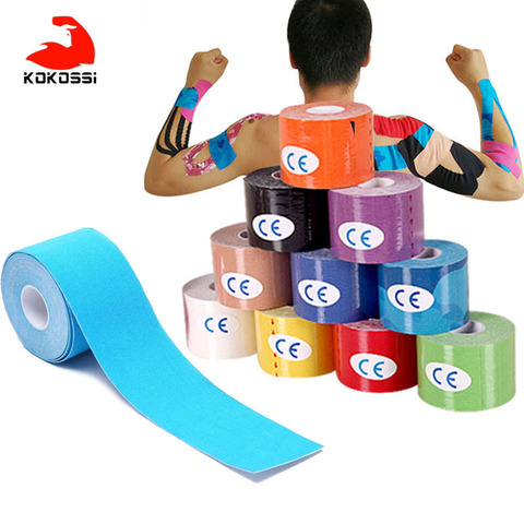 KoKossi 1PCS Medical Bandage Muscle Sports Tape Sports Elastic Roll Adhesive Muscle Bandage Pain Care Tape Knee Elbow Protector ► Photo 1/6