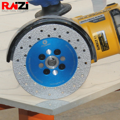 Raizi 100/115/125 mm Diamond Vacuum Brazed Cutting & Grinding Disc for Granite Marble Double Sided Stone Saw Blade ► Photo 1/6