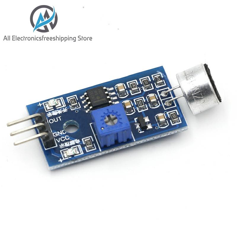 3pin Voice Sound Detection Sensor Module Intelligent Smart Vehicle Robot Helicopter Airplane Aeroplane Car for arduino DIY KIT ► Photo 1/6