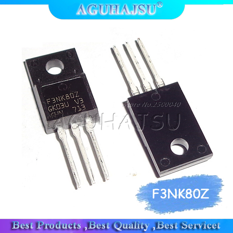 STF3NK80Z F3NK80Z N-channel field effect TO-220F 800V 3A ► Photo 1/1