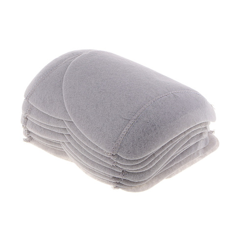 10 Pairs Grey Sew-In Padding Cotton Shoulder Pads Padding for Clothes Sewing Accessories ► Photo 1/6