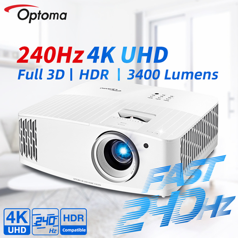 Optoma 4K Projector Native UHD 240Hz Refresh Rate for Gaming Smart Phone 3D HDR Beamer Cinema For Home Theater UHD508 ► Photo 1/1