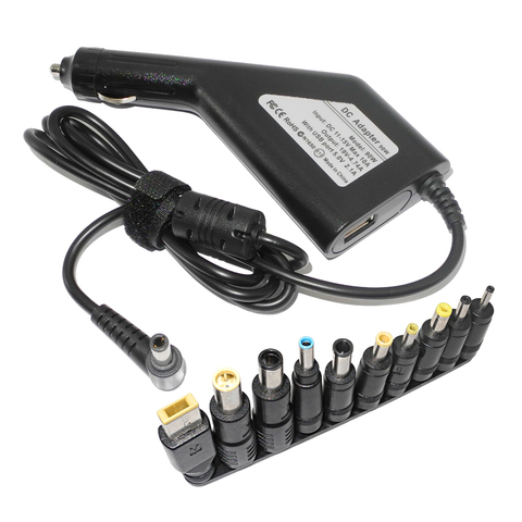 Universal Car 90W Charger Multi-type Laptop Power Supply Adapter for Hp Lenovo Asus Acer Notebooks 19V 4.74A Car Charger Laptop ► Photo 1/6