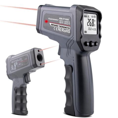 -50~1600 Degree High Temperature Pyrometer Digital Infrared Thermometer Non-Contact Laser LCD Display IR Gun Temperature ► Photo 1/6
