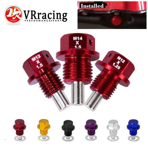 VR - M12x1.5 M12x1.25 M14x1.5 Magnetic Oil Drain Plug &Oil Drain Sump Nut (A lot of colors available) ODP12125/1215/1415 ► Photo 1/6