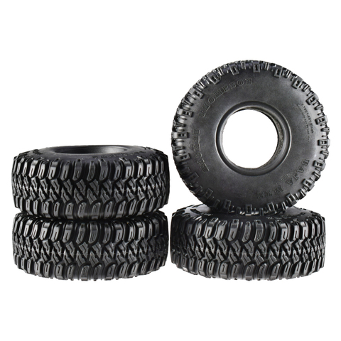 AUSTAR 4PCS 1.55 Soft Rubber Terrain Wheel Tires for RC Crawler Car MST JIMNY Axial AX90069 D90 TF2 Tamiya CC01 LC70 ► Photo 1/6