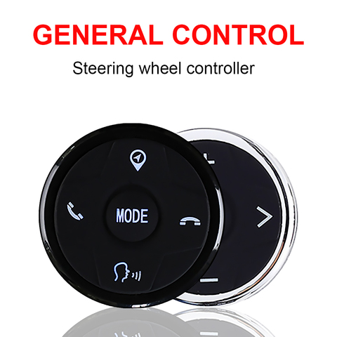 Car Steering Wheel Remote Control Wireless DVD GPS Navigation Radio  10 Keys Music Buttons ► Photo 1/6