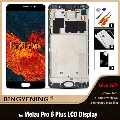 For Meizu Pro 6 Plus M686H LCD Display Screen Touch Digitizer Assembly For 5.7‘’ Meizu Pro 6 Plus M686g With Frame Replace ► Photo 1/5