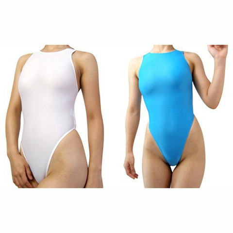 Woman New Summer Swimsuit Sexy Thin T-Crotch Swimsuit Shapewear Package Buttocks Mercerizing Bustiers Teddies Sukumizu jumpsuits ► Photo 1/6