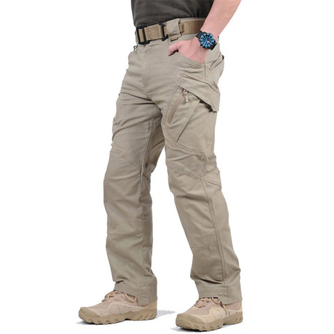 Military Tactical Pants Men Breathable Quick Dry SWAT Combat Army Cargo Trousers Summer Waterproof Casual Multi-pocket Pants ► Photo 1/6