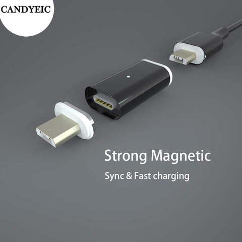 Micro USB Magnetic Adapter For Samsung Xiaomi Redmi Honor Moto LG Charger For ZTE Lenovo vivo OPPO Nokia Sony HTC Magnet Charge ► Photo 1/6