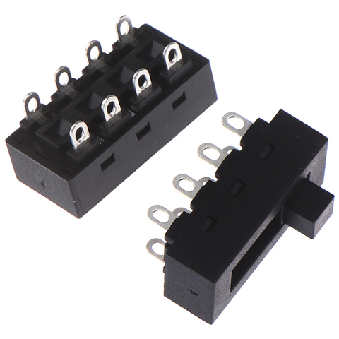 2 Pcs Black 12A 250V 3 Position 8 Pin Toggle Slide Switches LQ-103H Hair Dryer Switches ► Photo 1/6