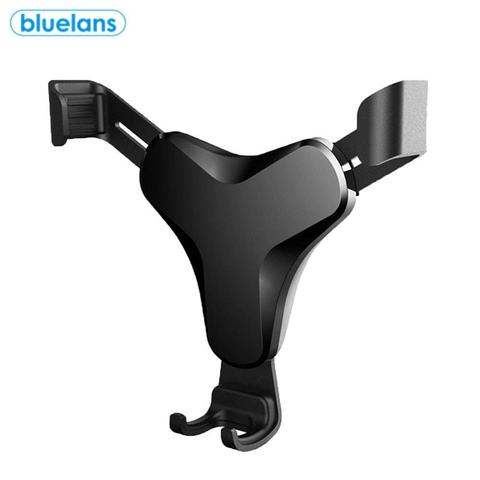 Gravity Automatic Clamping Type Car Mini Aluminum Alloy Mobile Phone Stand Holder Cradle Car Air Vent Mount Bracket ► Photo 1/6
