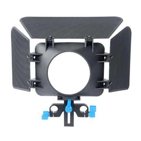 M1 Matte Box Camera Shade for 15mm Rail Rod Follow Focus Rig Cage 85mm 3 Blades Camera Matte Box Lens Hood Follow Focus ► Photo 1/6