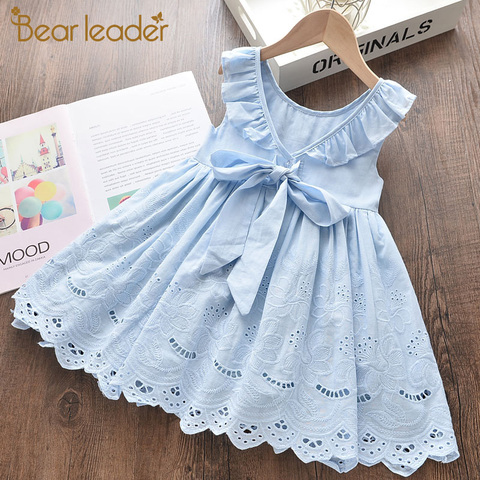 Bear Leader Girls Elegant Dresses 2022 New Summer Kids Party Costumes Girl Floral Princess Outfits Children Vestidos Clothing ► Photo 1/6