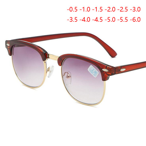 Prescription Sunglasses With Diopter SPH -0.5 -1.0 TO -5.5 -6.0 Men Women Fashion Myopia Spectacles Nearsighted 9588 ► Photo 1/6