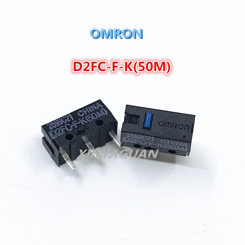2pcs/lot OMRON Mouse Micro Switch Microswitch D2FC-F-K 50M RZ general D2FC-F-7N 10M 20M 50 millions time lifetime ► Photo 1/5