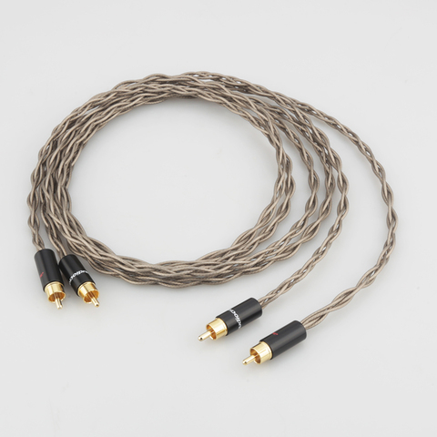 HI-End Odin Silver Plated Signal Line RCA cable, RCA to RCA Audio cable ► Photo 1/6