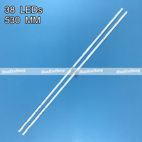 2 PCS LED Backlight Strip for UE49NU7100 UE49NU7170 UE49NU7300 UN49NU7100 UE49NU7670 UE49NU7140U NU7100_STS49081 AOT_49_NU7300 ► Photo 1/6