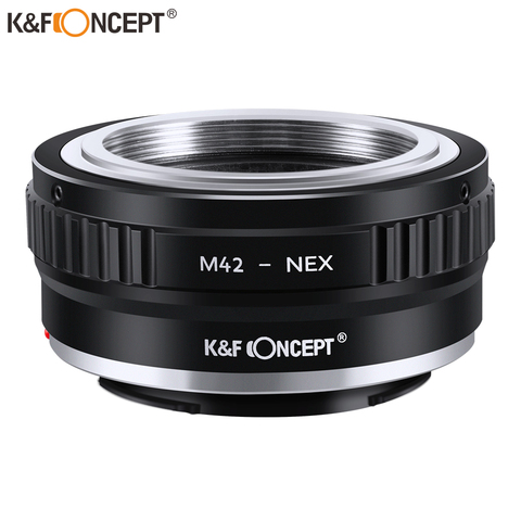 K&F CONCEPT M42-NEX for M42 Lens to NEX Pro E Mount Adapter Ring For M42 Screw Mount Lens to for Sony NEX E Mount Camera ► Photo 1/6