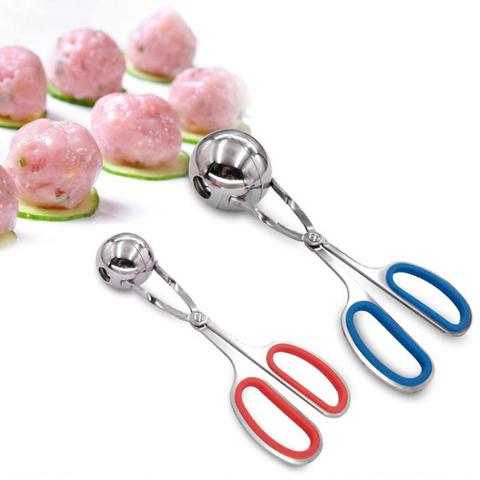 Meatball Maker Stainless Steel Mold Filling DIY Rice Fish Meat Ball Maker Meatballs Spoon Clip Kitchen Tools Meatball Machine ► Photo 1/6
