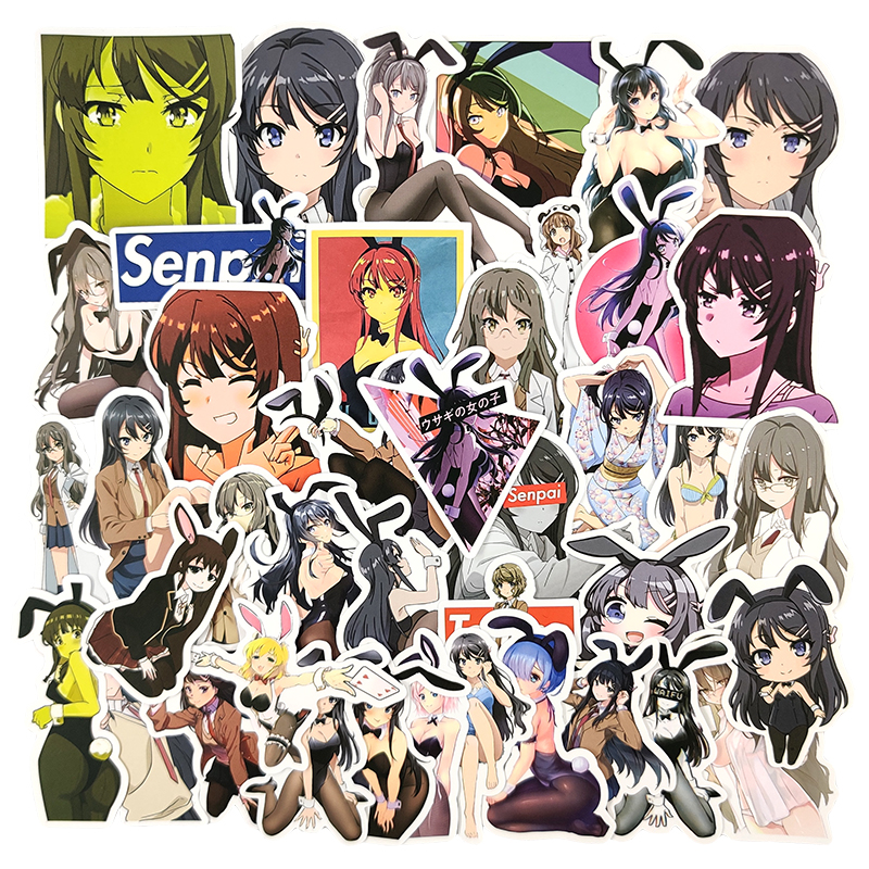 Seishun Buta Yarou wa Bunny Girl Senpai no Yume wo Minai Sakurajima Mai  acrylic stand figure model plate cake topper toy - AliExpress