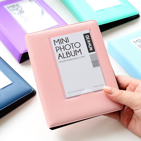 64Pockets Mini Instant Polaroid Photo Album Picture Case for Fujifilm Instax Mini Film 7s 8 25 50s 90 instax mini Polaroid album ► Photo 1/3