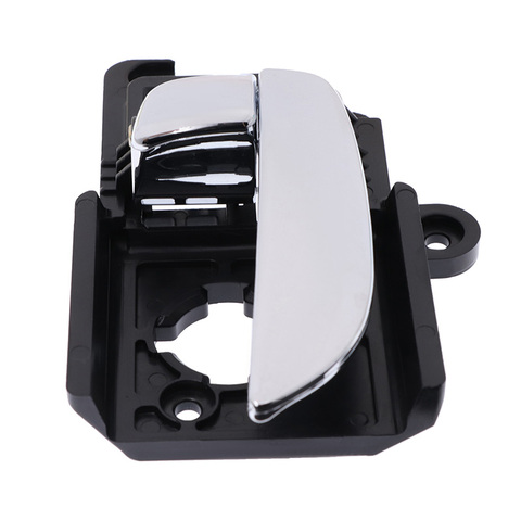 CHROME INTERIOR DOOR HANDLE WITH CASE FOR HYUNDAI ELANTRA 2007-2010 2007 2008 2009 2010 82610-2H000 82620-2H000 New Style ► Photo 1/6