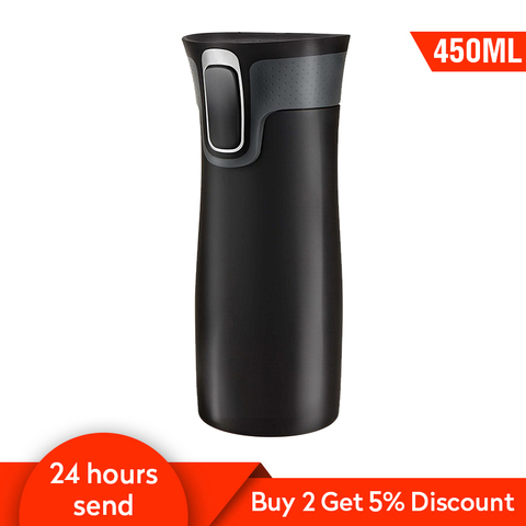 450ML Thermos Bottle Termos Travel Mugs Thermos Café Cup Garrafa Termica Tumbler Mugs Coffee Cups Water Bottles Stainless Steel ► Photo 1/6