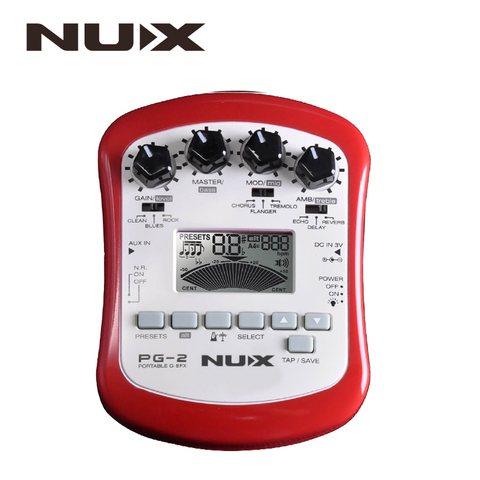 NUX PG-2 Portable Electric Guitar Multi-Effects Pedal Processor with Tuner Metronome Built-in Noise Gate ► Photo 1/4
