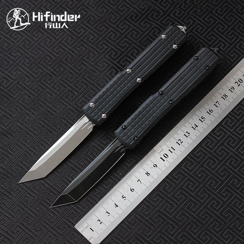 Hifinder D2 blade aluminum handle camping survival outdoor EDC hunt Tactical tool dinner kitchen knife ► Photo 1/5