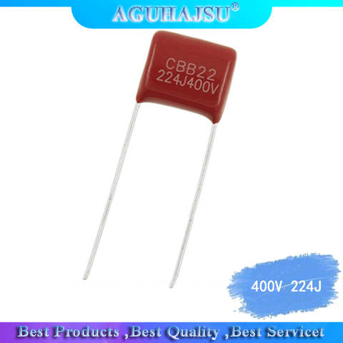 20PCS CBB electricity 400V 224J 400 V 0.22 UF P=10 legged legit ► Photo 1/1