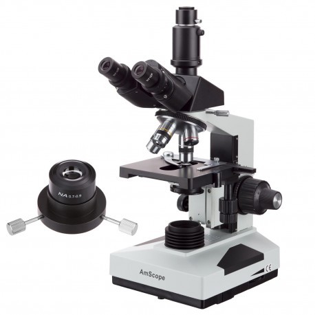 Blood Analysis -Amscope Supplies 40X-2000X Trinocular Compound Darkfield Microscope ► Photo 1/4