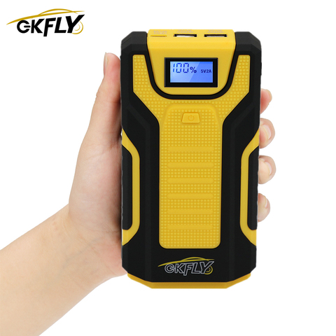GKFLY Car Jump Starter Portable 12V Petrol Diesel Starting Device Cables Portable  Power Bank 1200A Car Battery Charger Buster ► Photo 1/6