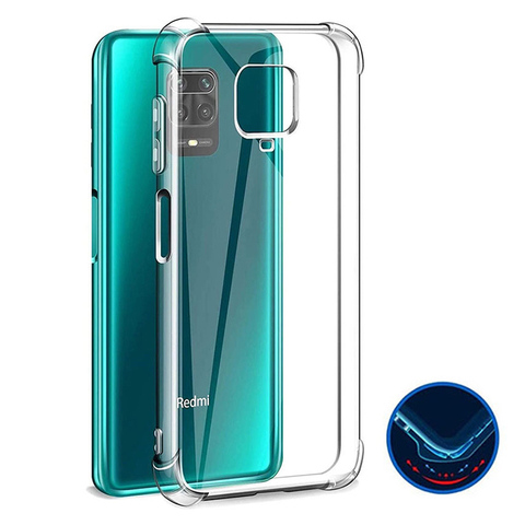 Shockproof Silicone Case On For Xiaomi Redmi Note 9 8 7 6 Pro Max 8A 9S Transparent Case For Xiaomi 8 9 Lite CC9 Pro mi 9t Cover ► Photo 1/6