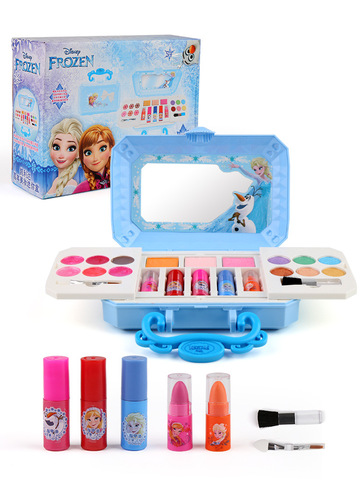 New Disney girls frozen elsa anna Cosmetics Beauty  Set Toy kids snow White princess Fashion Toys Play House Children Gift ► Photo 1/6