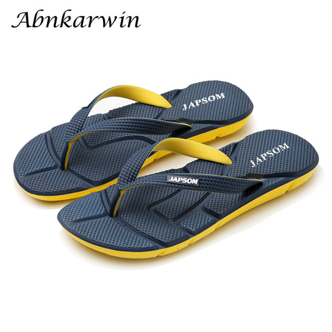 Summer Light Mens Flip Flops Men Beach Slippers Home Chanclas De Hombre Playa Slipper Flip Flop Indoor infradito Uomo Japonki ► Photo 1/6