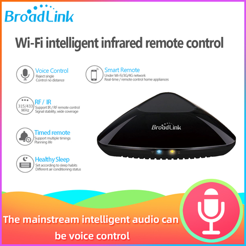 Broadlink rm pro 2022 Intelligent Smart Home Automation WIFI Switch WIFI+IR+RF+4G work google home Alexa Broadlink rm mini 3 SC1 ► Photo 1/6