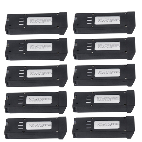 Original For E58 JY019 S168 Battery 3.7V 500mah RC Drone Quadcopter Spare Part 3.7v Battery For E58 JY019 10pcs/sets ► Photo 1/5