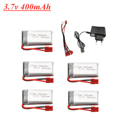 3.7V 400mah Lipo Battery For SYMA X15 X5A-1 X15C X15W RC Drone Spare Parts 702035 3.7v Rechargeable battery and charger set ► Photo 1/4